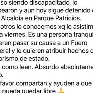 María Carámbula Instagram - ➡️ @amigosenlacalle 
Son personas realmente buenas, amorosas, que ayudan permanentemente a la gente que vive en la calle. La mezcla de sentimientos horribles que siento no la voy a describir (Si sos empátic@ los vas a sentir vos también)