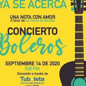 María Cecilia Botero Instagram - Los invito al Concierto de Boleros "Una nota con amor" a favor de La casita de Nicolás @asocasita . Puedes asistir y donar en la plataforma de @tuboleta 
Lunes 14 de septiembre a las 8 PM 
Recuerda que los niños cuentan con nosotros ❤️