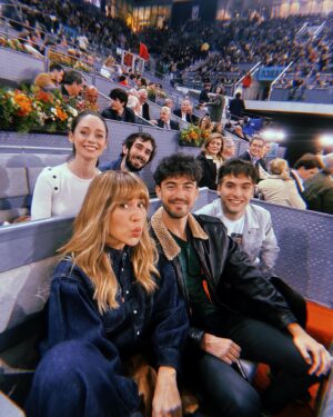 María Gómez Instagram - • Sinner, baby! 
[ … aunque nuestro corazón estuvo con Kotov ]
♡ Gracias @mutuamadridopen por el planazo siempre, por el tenis y por juntarme con mi primo y su pandilla. Y gracias a mi @carmenbone y su equipazo por los mimos.