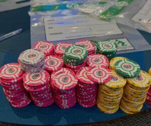 Maria Ho Instagram - It’s another close call for me in my quest to win a World Series of Poker bracelet. 3rd place out of 3,446 entries in the Mystery Millions event here at @wsop Paradise. Focusing on the positives, though, so here are a couple of highlights from the tournament:

-Overall day one chip leader
-Overall day two chip leader
-Final table chip leader
-Won 15 bounties including Jungleman’s bounty (he can’t escape me)
-Really happy with how I played overall

Ultimately, I lost A3<KJ and 44<A9 when the average stack was only about 17bbs. I can’t do much about that. Still hoping for the day when the stars align for me; until then, thanks for the love. 🫶

📸: @PokerNews / Tomas Stacha

#poker #gamergirl #pokerlife #mindsports #travel