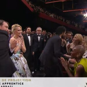 Maria Bakalova Instagram - The Apprentice had its premiere at @festivaldecannes ♥️

I couldn’t be more proud, humbled and grateful to be a part of this project and work with all these talented artists ❤️
I love you all and can’t wait for the world to see our film ❤️‍🔥

Thank you for my incredible team for being with me every step of the way! It’s such a blessing to be having you in my life! I love you so so so much!

💃: @highheelprncess 
💇‍♀️: @patrickwilson
💄: @jamesmolloymakeupartist 
👗: @dolcegabbana 
💎: @chopard 
📸: @gettyimages 

❤️‍🔥@anabzy @tomjeggo @emilygersonsaines @pandora_weldon @darcwolfejones @publiceyecomms ❤️‍🔥

ps: I never in my wildest dreams thought I’d be congratulated on my premiere from my biggest idol and inspiration Cate Blanchett and have the support of the great, exceptional talents like Cynthia Erivo and Zahra Amir Ebrahimi🥹❤️…