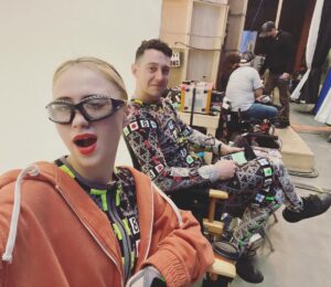Maria Bakalova Instagram - If you haven’t seen @guardiansofthegalaxy yet- go and see it right now! It’s truly one of the greatest films of all time and I promise I’m not bias❤️🐶🚀 @marvelstudios @marvel @jamesgunn  I love you guys! ♥️
#gotgvol3 ❤️‍🔥