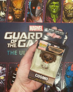 Maria Bakalova Instagram - #gotgvol3 is out!!!! 🥹♥️🫶
Go see it!!!!! 🐶🚀 …it’s an emotional journey, be prepared 🫠

@guardiansofthegalaxy @jamesgunn and @marvelstudios I love you! 

P.S. Kraglin, @thejudgegunn I’ll, earn your love! 

💃: @highheelprncess 
💇‍♀️: @peterluxhair 
💄: @aaronpaulbeauty