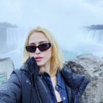 Maria Bakalova Instagram – 🐳why not going to Niagara Falls while filming in Toronto