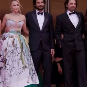 Maria Bakalova Instagram - The Apprentice had its premiere at @festivaldecannes ♥️

I couldn’t be more proud, humbled and grateful to be a part of this project and work with all these talented artists ❤️
I love you all and can’t wait for the world to see our film ❤️‍🔥

Thank you for my incredible team for being with me every step of the way! It’s such a blessing to be having you in my life! I love you so so so much!

💃: @highheelprncess 
💇‍♀️: @patrickwilson
💄: @jamesmolloymakeupartist 
👗: @dolcegabbana 
💎: @chopard 
📸: @gettyimages 

❤️‍🔥@anabzy @tomjeggo @emilygersonsaines @pandora_weldon @darcwolfejones @publiceyecomms ❤️‍🔥

ps: I never in my wildest dreams thought I’d be congratulated on my premiere from my biggest idol and inspiration Cate Blanchett and have the support of the great, exceptional talents like Cynthia Erivo and Zahra Amir Ebrahimi🥹❤️…