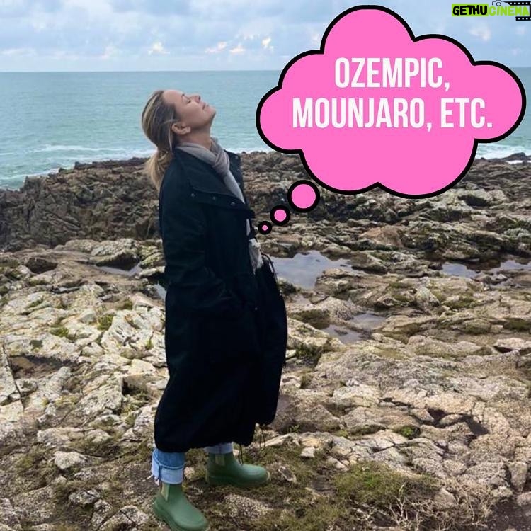 Maria Bello Instagram - I’m pretty small but still, the amount of time I’ve spent thinking about my weight since I was a teenager, even if I was 5 pounds bigger than usual was HEAVY. If I were TEN pounds over my weight that I felt good at, I would think about my “fat” stomach as soon as I woke up in the morning. So when someone came out with a weight loss drug when I was 20 pounds over the weight I like myself at, I jumped at the chance to use it. I tried last year but the nausea made me stop after 2 days. And then I was nominated for an award this year and needed to fit in my dress. And quick. I didn’t care about the nausea. I had been in Paris for a year eating croissants everyday and the sample sizes that the designers loaned me just wouldn’t fit. So I went on a new medicine for 6 weeks and lost 14 pounds. Cool. But then I realized the question everyone seems to be asking themselves, can I ever quit? Or do I have to inject myself every week for the rest of my life and get SKINNIER AND SKINNIER AND SKINNIER til I look like the starving “bobble-heads” we are seeing all around us. People with big heads and tiny bottoms. It’s not that cute. I also miss enjoying food. My wife to be is a chef @dominiquecrenn and I feel terrible that with every incredible meal she makes, I started saying, I’m not hungry. I’m over it right now even though I may go up and down 20 pounds. So I will stop. But I’ll still probably go back on to fit in my wedding dress in May. Before the PAUSE I would probably be tempted to become a bobble head like everyone else. Now I know I would like to have some time to taste again, to desire food, to laugh and eat and gain 20 pounds on crossants. At least until May when I walk down the aisle and would rather focus on love, not my stomach fat, I want to feel good no matter what I choose. Don’t you?