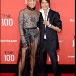 Maria Bello Instagram - What an amazing night celebrating the magical @dominiquecrenn at the @time 100 most influential people gala. I’m so proud to be by her side. Make up @nickborose Hair @@brianmagallones Styling the one and only Jessica Paster @highheelprincess Dress @zuhairmurad Suit @dior
