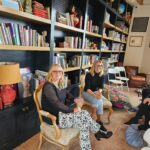 Maria Bello Instagram - What a delicious literary salon we had yesterday! @harrietts_bookshop and I were honored to host author @kristinhannahauthor to discuss her new best selling book The Women. Kristin inspired us with her stories of process and possibility. Little known fact - her biggest selling works were done in mid life. She’s a role model for having the courage and tireless ambition to create more and more in the second half. Merci Kristin. ❤️