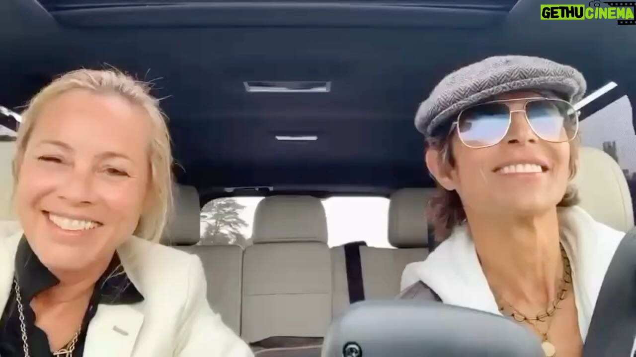 Maria Bello Instagram - Best driving duet partner @dominiquecrenn !!! “And I wish you joy and happiness. But above all else I wish you looooovvveeee…”