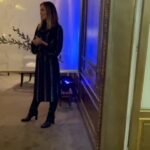 Maria Bello Instagram - Thank you for all of our friends who came together to celebrate Icon @dominiquecrenn !!! Especially @yannickalleno and the staff at @lepavillonledoyen Merci. And Merci to @chateauthuerry , @moetchandon and @domainedeterrebrune Truly grateful to love such a force of nature and eat her divine food @atelier.crenn ❤️🙏