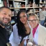 Maria Bello Instagram - Books have always been my hobby. I have a library I’ve accumulated over the years with some books that I’ve had since high school. That’s why I started doing literary salons in my library with bookseller Jeannine cook @harrietsbookshop. This month it was with author Arlan Hamilton @arlanwashere for her book Your First Million. Her personal story - from sleeping on the floor of the San Francisco airport in 2015, to being on the cover of Fast Company in 2018 with the headline “Venture Catalyst” is just the beginning. She now owns a huge venture capital firm @backstagecapital dedicated to investing in underestimated entrepreneurs. Her story is unbelievably inspiring. She writes that ANYONE can be a millionaire and that anyone can be TAUGHT to be a millionaire. If you’d like to read her story and find out the ins and outs of money order your copy from @harrietsbookshop