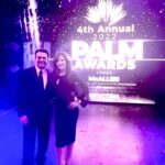 Maria Canals-Barrera Instagram – What a joy it was to present along with your host, @david_barrera ♥️last Sunday @rgvpalmawards! Such amazingly talented high school students. Congratulations!