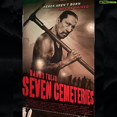 Maria Canals-Barrera Instagram - Got to see a screening of our film, #sevencemeteries starring @officialdannytrejo last night! I’ll keep you posted, you guys are gonna LOVE IT!!