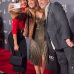 Maria Canals-Barrera Instagram - So lovely bumping into @_xochitl.gomez on the red carpet @nalip_org event! Xochitl & our girls @bridgebarrera & @maddibarrera were in musical theatre camp together when they were tiny. 💕