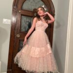 Maria Canals-Barrera Instagram - Here she is! Our little beauty in her Winter Formal vintage dress. So beautiful inside and out @maddibarrera! You are a blessing from God & we love you sooo much!!! 💕💕💕