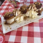 Maria Hering Instagram - Photobomb of our lunch today .. back in the south west of France 🇫🇷 I’m not a big fan of profiteroles but this one’s where excellent 😋 I also try to take it easy with dessert and sweets which is extra hard in france .. 😅.. positive message of the day .. embrace and cultivate loving yourself every day a bit more .. self love, is not selfish 😘🫶 . #enjoythemoment, #memories, #powerofpositivity, #creativity, #love, #lunchtime, #capferret, #grateful, #thankyou, #bepresent