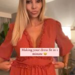 Maria Hering Instagram - If your waist is to small and your dress to big 😜.. my 1 minute tip to change the situation.. . #solutionmindset, #tipsandtricks, #enjoythemoment, #beforeandafter, #love, #summerdresswithboots, #fashionhaul, #goodvibes