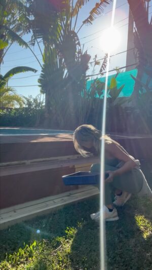 Maria Hering Instagram - Sunday funday activities 🫶 ad a little love to everything you do and see your life changing 😘
.
#enjoythemoment, #bepresent, #love, #gardenwork, #handywoman, #adlove, #sundayfunday