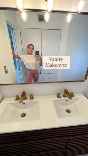 Maria Hering Instagram - New Home 🥳 .. still in the process of remodeling and renovating .. it’s getting there.. The last 3 week have been intense 😅.. today was my first day at the new gym .. Feels good .. I missed it 
.
#remodeling, #vanitymakeover, #bathroommakeover, #love, #light, #enjoythemoment, #bathroomdesign, #bohostyle,