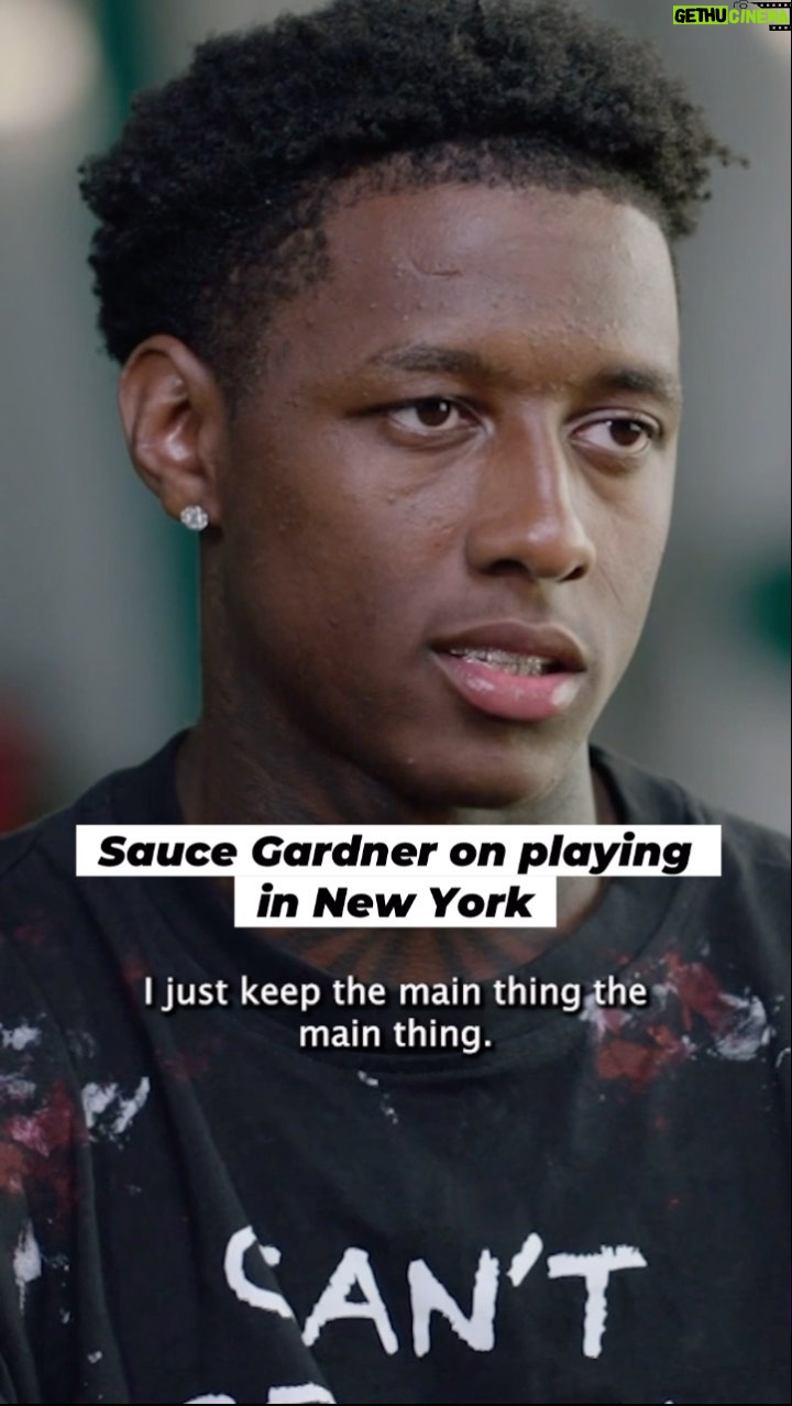 Maria Taylor Instagram - Sauce Gardner enjoys the pressure of playing in New York.🗽