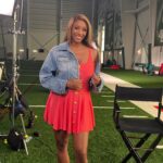 Maria Taylor Instagram - BTS with the Jets Sauce Gardner…Interview coming Thursday’s Hall of Fame Game @nbc