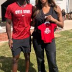 Maria Taylor Instagram - Great day talking with @marvinharrisonjr… who I believe just confirmed I will have a future Buckeye 👀😂