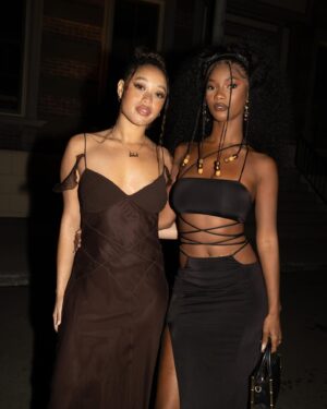 Mariama Diallo Instagram - A night to remember celebrating the @15percentpledge. @revlon thank you so much for having me, @emmagrede & @aurorajames the work you are both doing is incredible and extremly inspiring.  I’m wearing head to toe @sincerelyria.xo #blackowned 🤍

Photos @61.mm