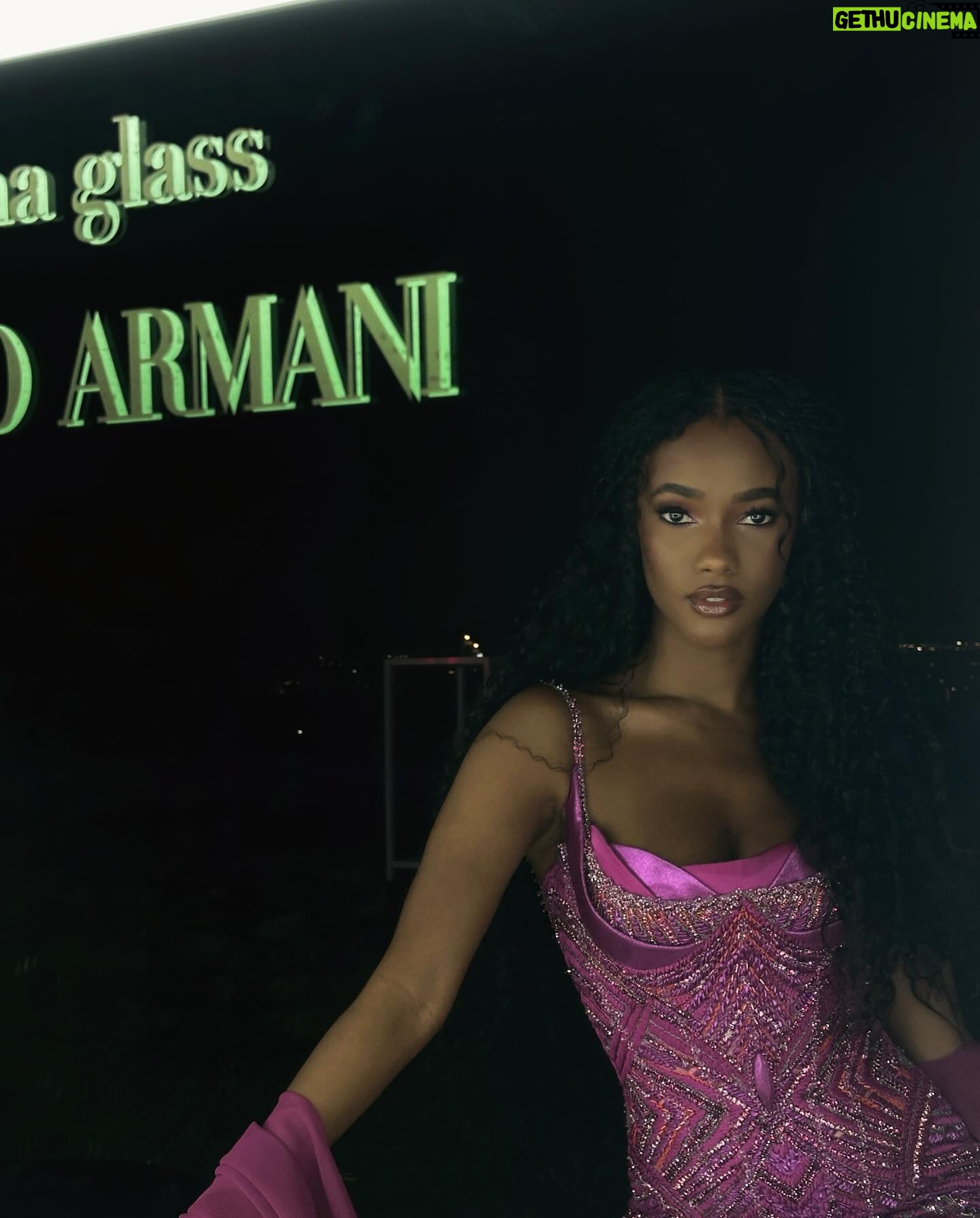 Mariama Diallo Instagram - Purple Reign 💜 @armanibeauty