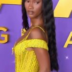 Mariama Diallo Instagram - Still on cloud 9 💛 @naacpimageawards Thank you so much to @nicolasjebranworld @kensingtongrey @iamvalentinoooo @yoboitay @kianichelle for making feel like a Disney princess 🥹🫶🏽 #arianagrande #naacp #blackwomeninhollywood