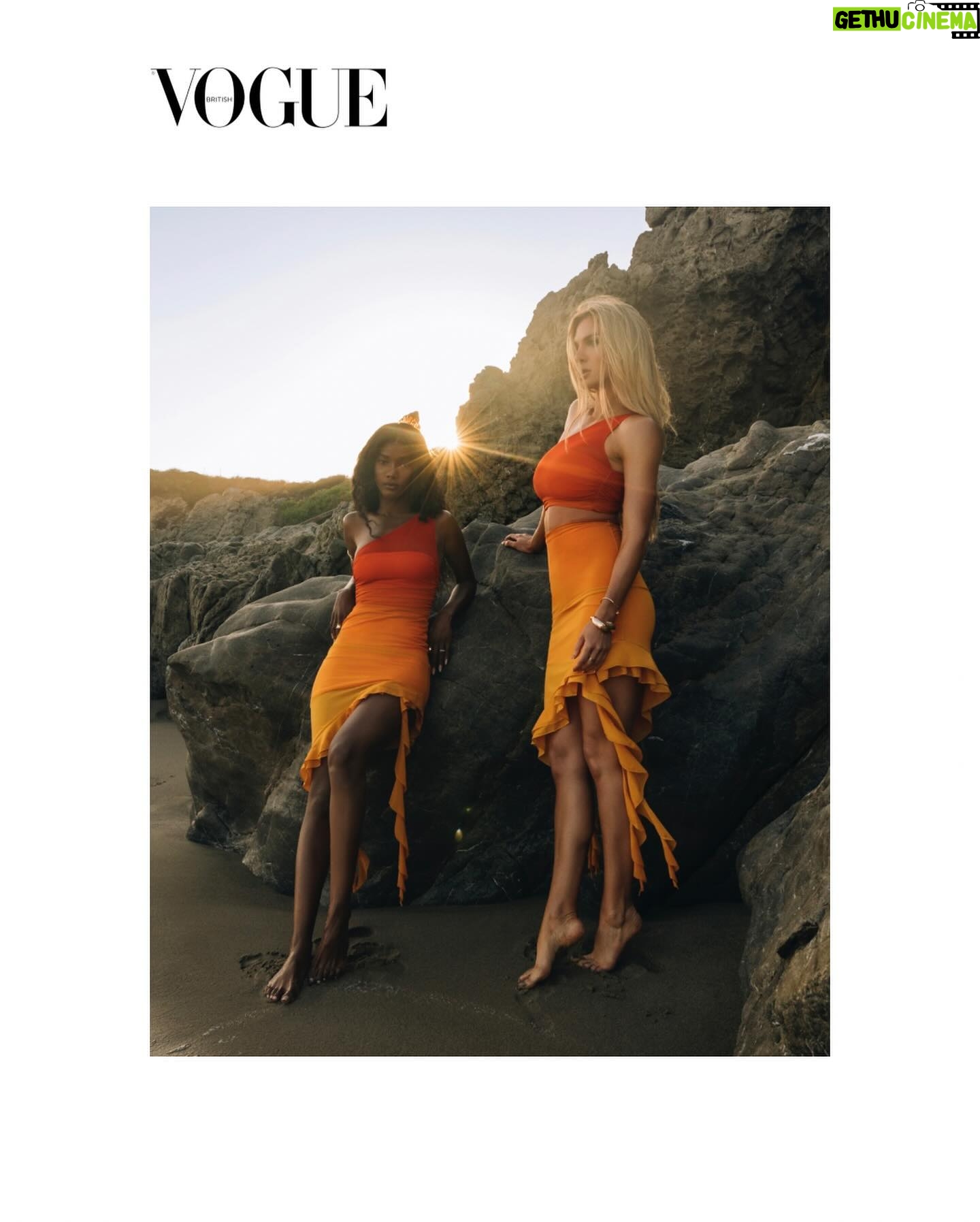 Mariama Diallo Instagram - Immigrant to a boss 🫶🏽🧡 Thank You British Vogue for including @sincerelyria.xo in your feature this month. As a small business this means so much. Thank you so much to @adamrindy for being so talented and always being down to shoot! You are a gift! @itsryannmurphy thank you for trusting me and being my model for the day. @lanimalco you do so so much and I’m forever grateful to have you. @sincerelyria.xo this is only the beginning 🫶🏽