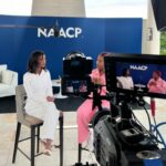 Mariama Diallo Instagram - Office for the day @naacpimageawards 🎙️ So honored to be hosting at the @naacp Gold tournament this morning. Swipe to see a few highlights from the event ! More to come. Thank you so muc @naacp & @wellsfargo for having me host. Full outfit from @styledbylanimal x @lanimalco 🤍 (cuz I know yall will ask lol )