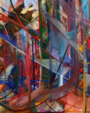 Mariana Oushiro Instagram - Started this painting in July in Paraty - Brazil (hosted by @villabomjardimparaty ) and finished in Paris during the month of August of 2023 hosted by @galerie_mitterrand . It's currently under  @galerie_mitterrand until June 2024 then final destination hopefully 🤞🏼 fingers crossed : New York or Brazil. O bom filho a casa torna dizemos neh? . Can't wait to see this one again! 
Curated by @newm.artcollection 
Photo credits: Aurélien Mole
 #newyorkcollection #artistsoninstagram #artadvisor #contemporayart