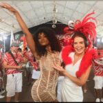 Mariana Gross Instagram - Com a Rainha da bateria da Viradouro! @erikajanuza 👏🏻👏🏻👏🏻 Lin-da!!!!!!
