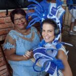 Mariana Gross Instagram - Respeito. A benção de @tiasurica.oficial Baluarte e Presidente de Honra da Portela, no centenário da azul e branca. 💙🤍