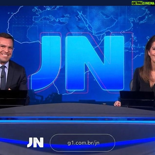 Mariana Gross Instagram - Mais uma vez, com amigo @rodrigobocardi no JN. Conexão RIO_SP no ar! Obrigada pela audiência! 💙