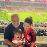 Mariana Gross Instagram – Último Maraca do ano. Com meu filho vendo @zico e @junior_maestro_5 jogarem!!! Emocionante! #jogodasestrelas