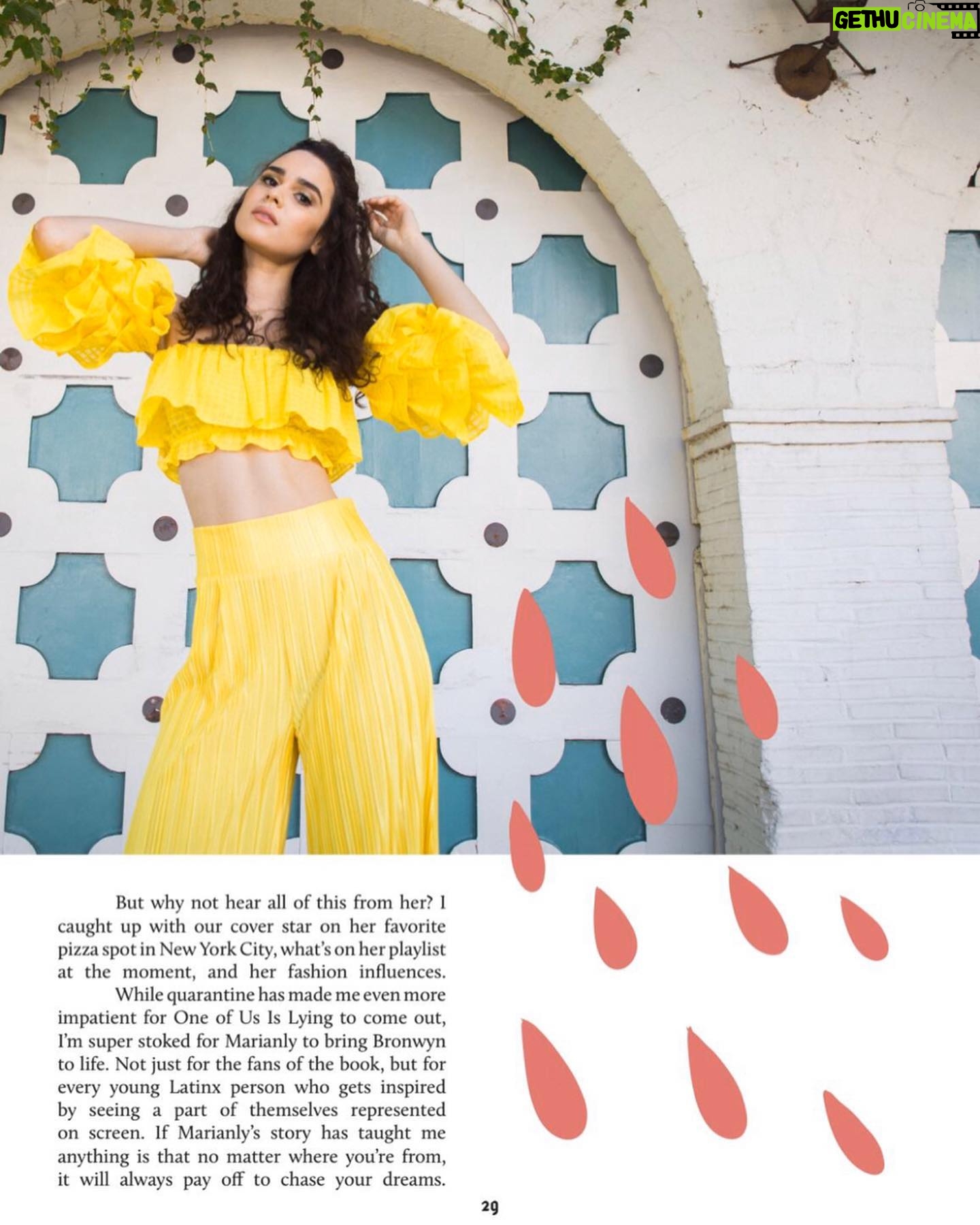 Marianly Tejada Instagram - 1/2 thank you @themudmag for featuring me in you Spring β20 issue. honored to be on the cover. delighted to chat. the whole issue is π₯ so go check it out -link in bio story by @hectorgtzname photos by @rachpalumbo makeup and hair by @kaylewilliams1 wearing @mimitrandesign special thanks to the force that is @karli___rae for orchestrating it.