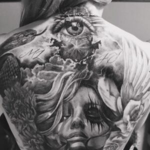 Marie Garet Instagram - My life under my skin…. ❤️