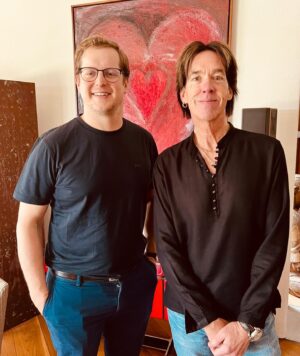 Marie Fredriksson Instagram - This gentleman to the left is Guy Unsworth. An extremely talented Guy who is the director of the upcoming Roxette musical, “Joyride”. Opening Sep 6 at Malmo Opera! 🥂🥂🎈🎈#joyridethemusical #guyunsworth #roxette #malmöopera