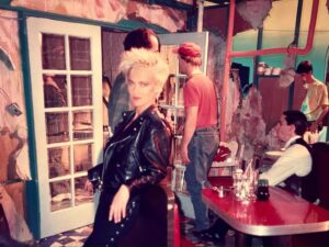 Marie Fredriksson Instagram - Recording the videoclip for THE LOOK   DRESSED FOR SUCCESS downtown New York City early 1989. Director: Peter Heath.