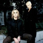 Marie Fredriksson Instagram – In the garden 1995, I believe. Don’t know who took the pic but it’s quite nice, don’t you think? Looks like my old Paul Smith-jacket! Nowadays in the big wardrobe in heaven. /PG