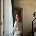 Marie Legault Instagram - Natural light and curtain 🤍📸by @charlotte_bron #behindthescenes #naturalbeauty #photooftheday #lumierenaturelle #feelinggreat #over50model #mannequinseniorfemme #modellife #playful #model #moodoftheday #attitude #barfleur