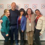 Marie Osmond Instagram - So honored that the “big bosses” at @QVC came to say hi in between shows!💖 I love my QVC family, Michelle, Mike, Bernadette, and Stacy!!💕 Just finished talking about @Nutrisystem with Mary DeAngelis and getting ready to go on air next with Mary Beth Rowe, my QVC bestie!! #Quick9