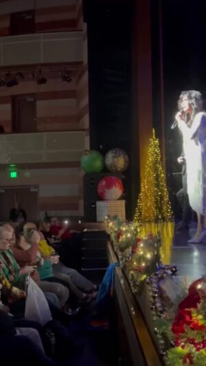 Marie Osmond Instagram - My Christmas tour began yesterday with two shows at the beautiful Eccles Theater in Salt Lake City. Performing in Utah is always like coming home for me, and what better way to share the Christmas spirit than with family and good friends? Besides, I think half of the audience in both shows were relatives.😂 Look how beautiful it was when everybody raised their cell phones and sang with me… it happened for both shows as we all shared the Christmas spirit.  As my tour continues in Texas, Oklahoma, and Florida, I look forward to sharing the joy of Christmas with many of you. I love seeing the familiar faces I’ve known throughout the years and meeting those coming to a show for the first time. You are all friends and, yes…family to me, and I love each one of you! 

You can read this week's #SundayMessage at www.marieosmond.com/sundaymessage.

For those still reading with me, we're in the home stretch! Here are the last four weeks of my schedule:
December 4-10: Revelation 1-5
December 11-17: Revelation 6-14
December 18-24: https://www.churchofjesuschrist.org/study/manual/come-follow-me-for-individuals-and-families-new-testament-2023/52?lang=eng
December 25-31: Revelation 15-22