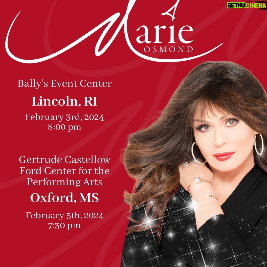 Marie Osmond Instagram - Let's go have some fun, shall we??🥳😄 VIP Soundcheck signups are now open for my shows this February in Rhode Island and Mississippi. Head on over to the link in my bio to sign up!! 🥰 Hope to see you there!! 💕