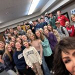 Marie Osmond Instagram - One of my favorite things to do when up in Salt Lake is to visit my son Matthew’s seminary classes!!🥰 I love being able to watch him teach these young people and hearing their amazing testimonies of Jesus Christ!💕🤍 Make sure you check out all five photos from his classes. They’re all such amazing kids!!!!