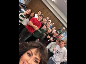 Marie Osmond Instagram - One of my favorite things to do when up in Salt Lake is to visit my son Matthew’s seminary classes!!🥰 I love being able to watch him teach these young people and hearing their amazing testimonies of Jesus Christ!💕🤍 Make sure you check out all five photos from his classes. They’re all such amazing kids!!!!