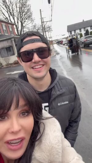 Marie Osmond Instagram - One of my absolute favorite places to visit is Amish Country!!🐴🐐 @DanielEmmet & I probably had more fun than allowed while we were there!!😝
