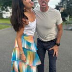 Marika Domińczyk Instagram – Happy 17th #anniversary @scottkfoley No one can make me laugh like you can 🥰😘 #couplespainting #couplegoals #madlove #itsthelittlethings #laugh #love