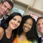 Marika Domińczyk Instagram - Mini #scandalfam #shondaland reunion. @shondarhimes @tonygoldwyn @scottkfoley ♥️💫